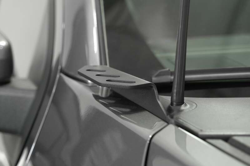 Ford F150 Ditch Light Brackets - Driver/Passenger Side - Addictive Desert Designs - 2-Stage Hammer Black Powder Coat - Black - `21-`27